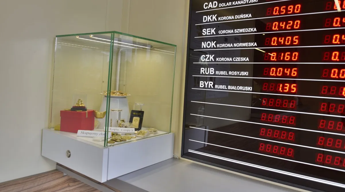 skup złota kantor monety