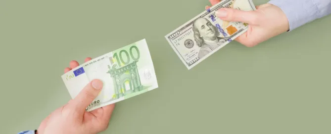 Wymiana euro i dolarów